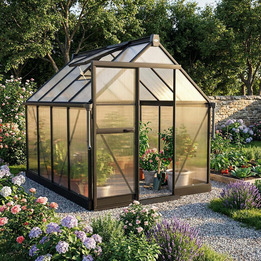 Szklarnia ogrodowa 245x183x190c - 4