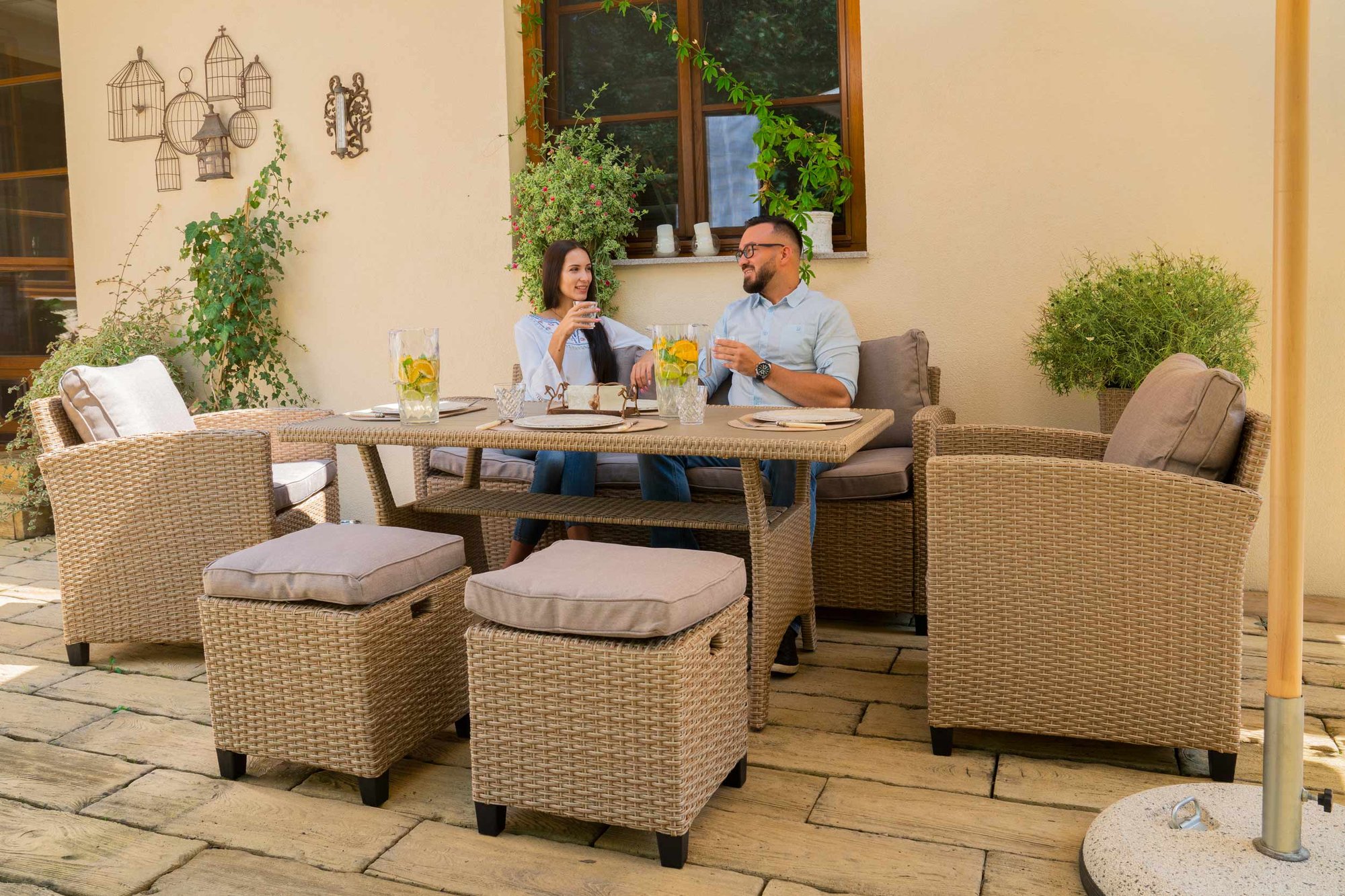 Langlebiges Polyrattan