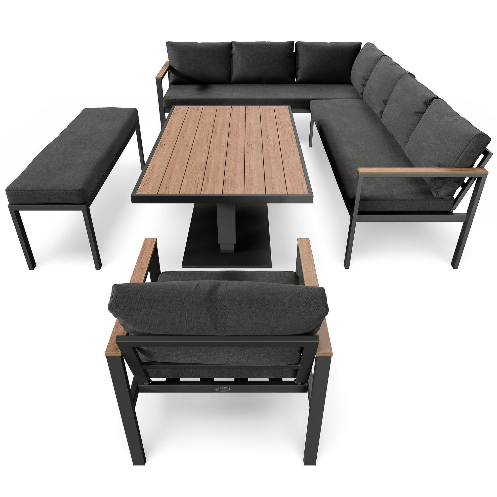 Entspannung für die ganze Familie – Gartenmöbel-Set für 10 Personen
