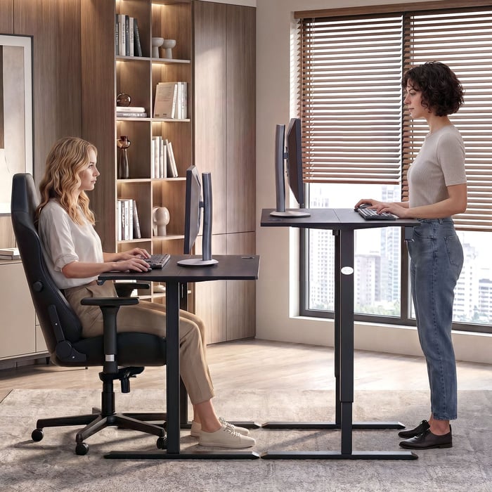 Elektrische Höhenverstellung – Komfort beim Arbeiten im Sitzen und Stehen