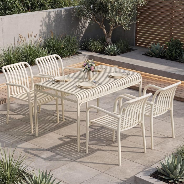 Design-Tisch, der Stil und Funktionalität verbindet