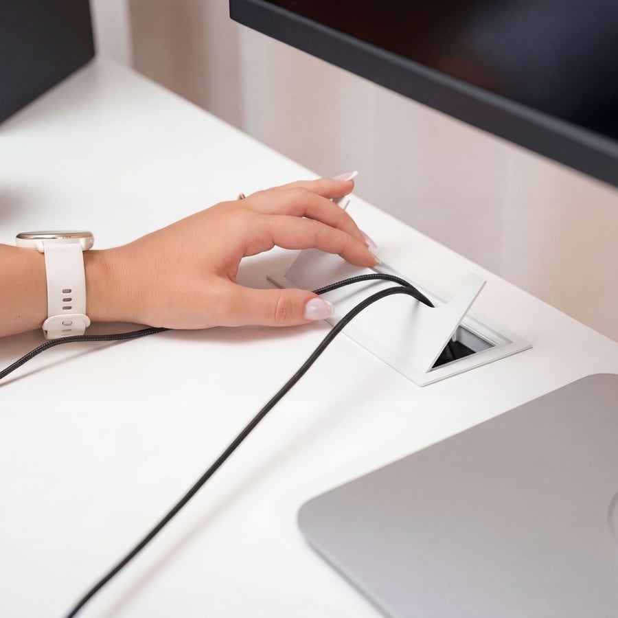 Biurko narożne regulowane  192x - 13