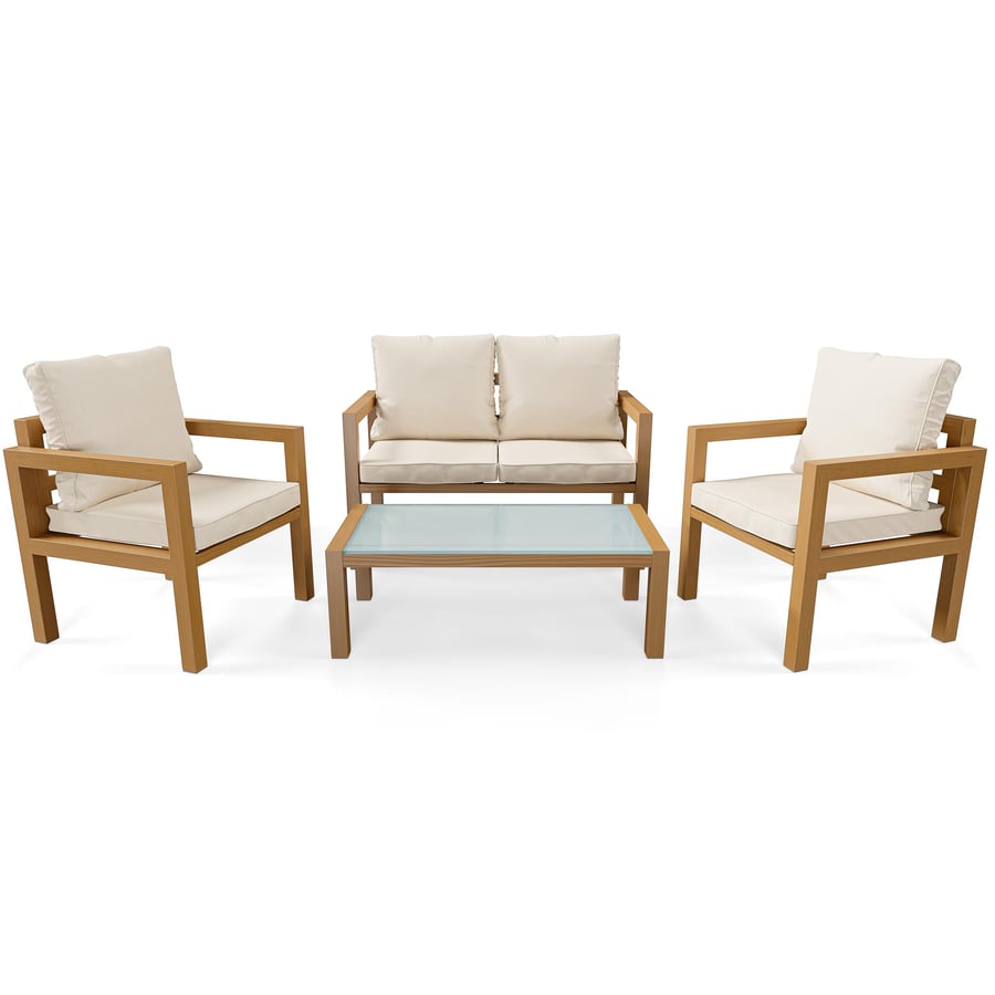 Gartenmöbel Set Brescia holz/cr - 10