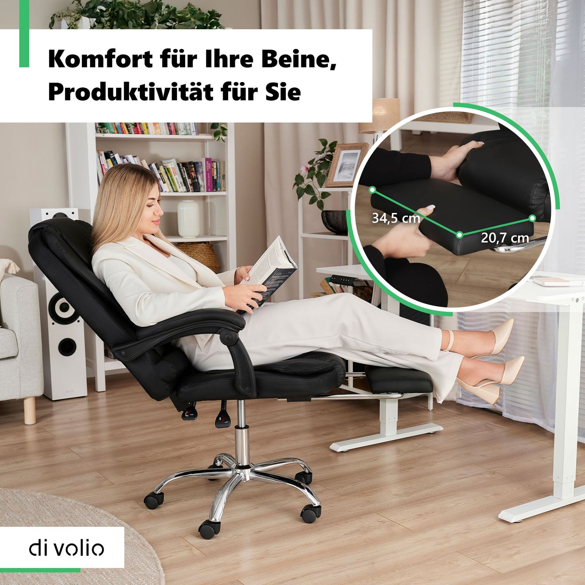 Bequeme Fußstütze
