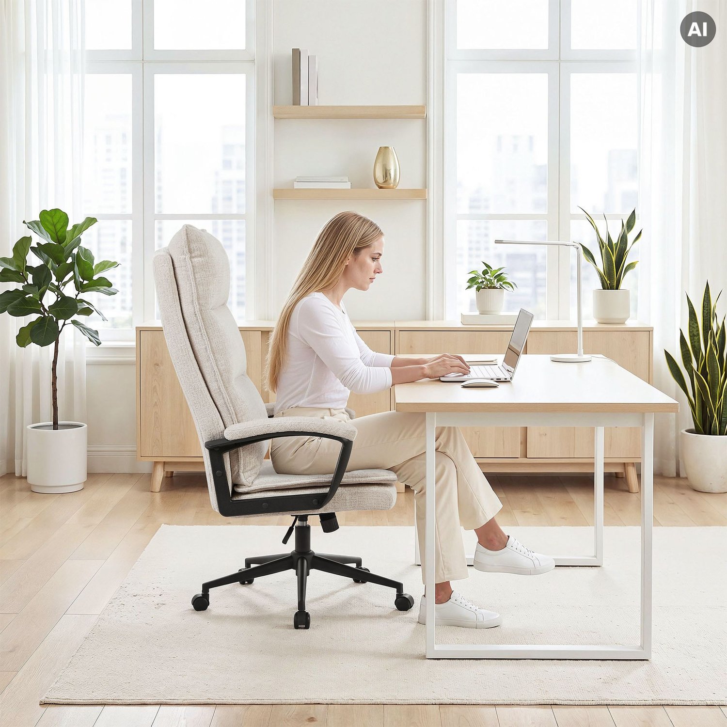 Bürostuhl Arcore - beige