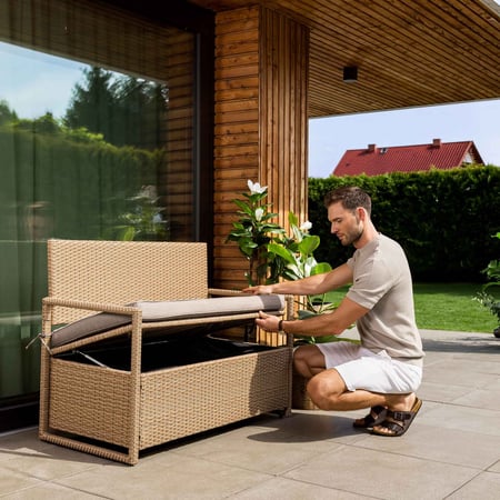 Gartenbank mit Stauraum Verbana