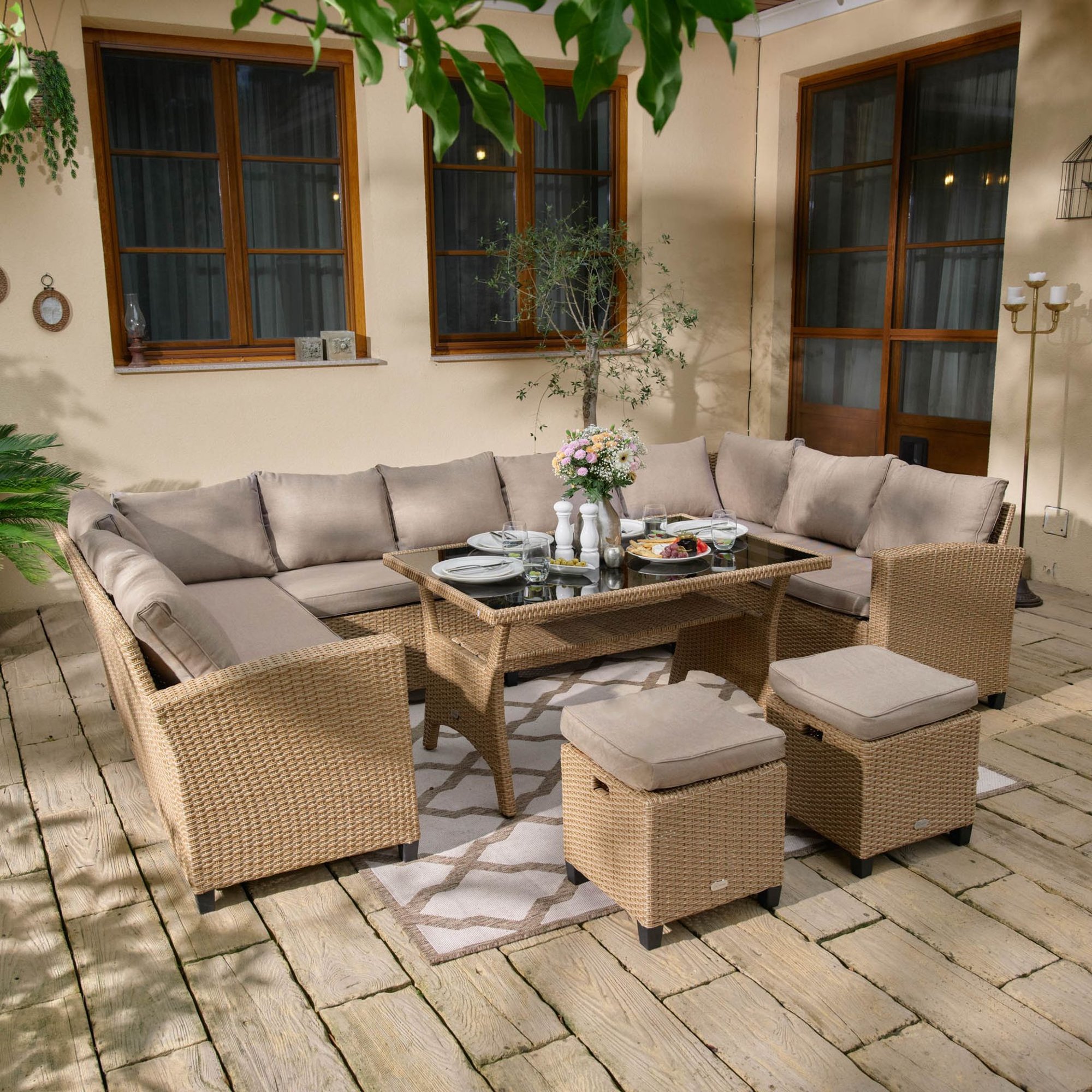 Langlebiges Polyrattan