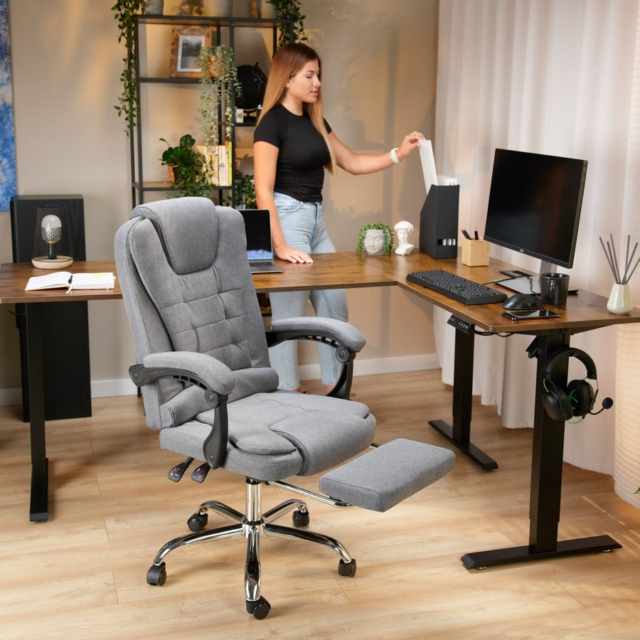 Fotel biurowy Baldo - Ciemnosza - 11