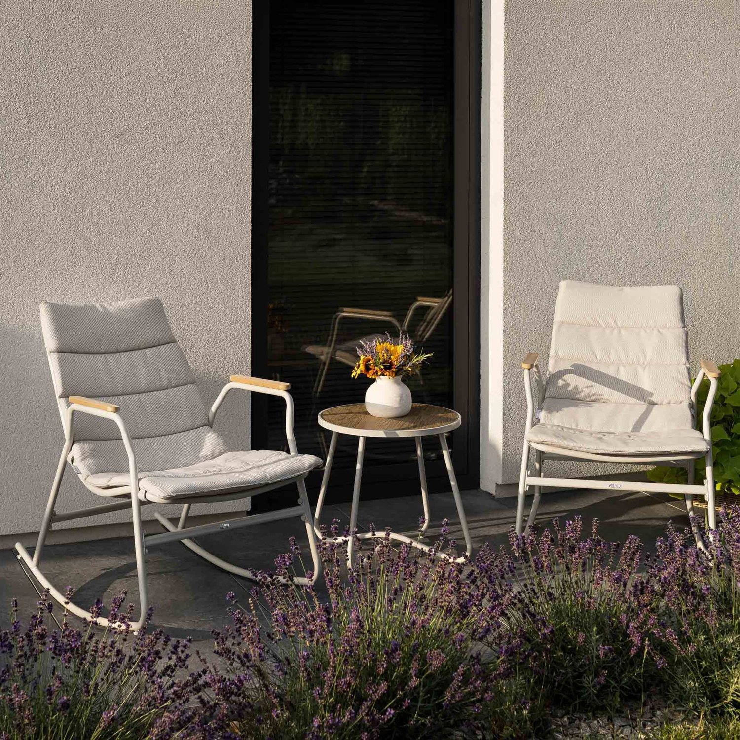 Gartenmöbel-Set RICIONE - Creme