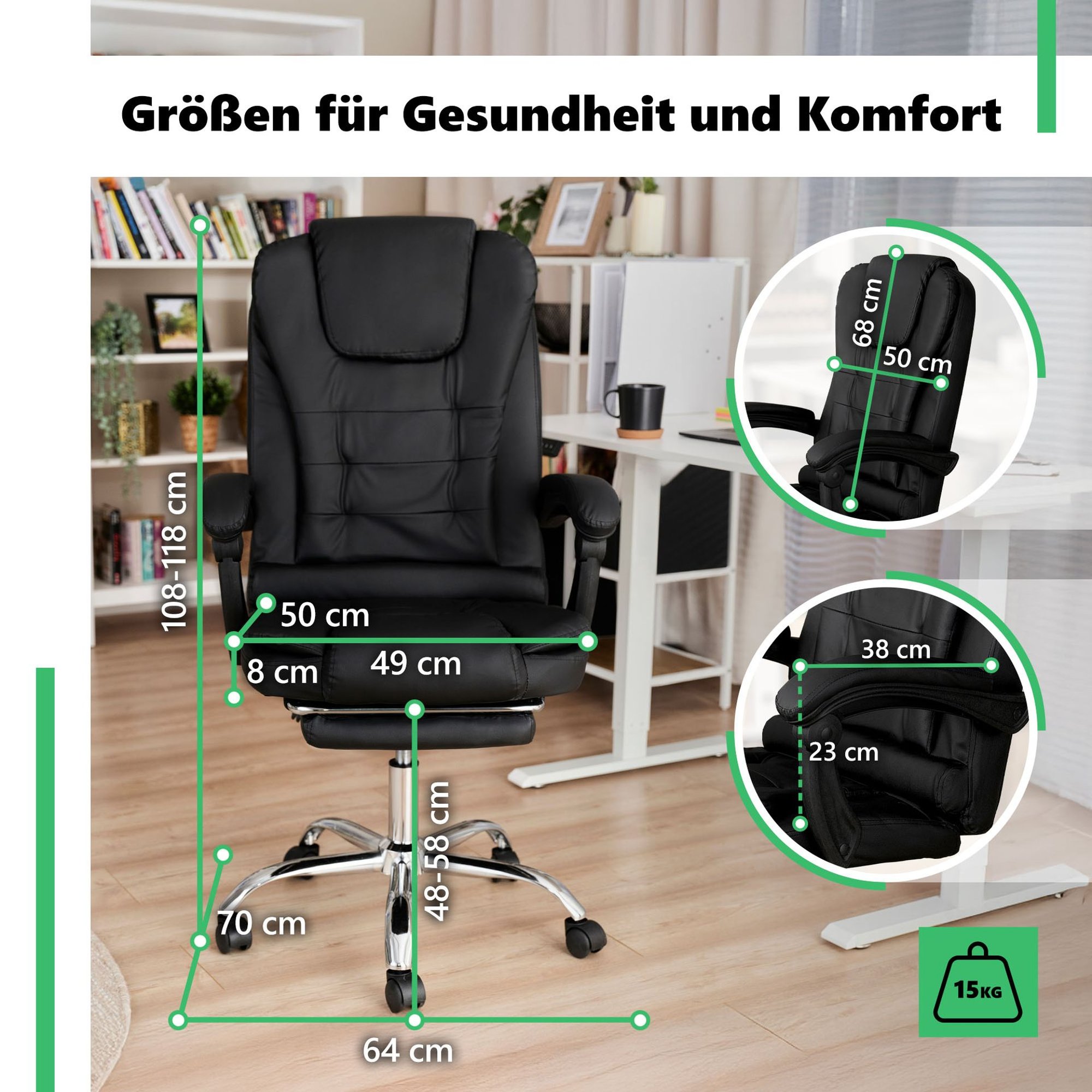 Breite Verstellbarkeit