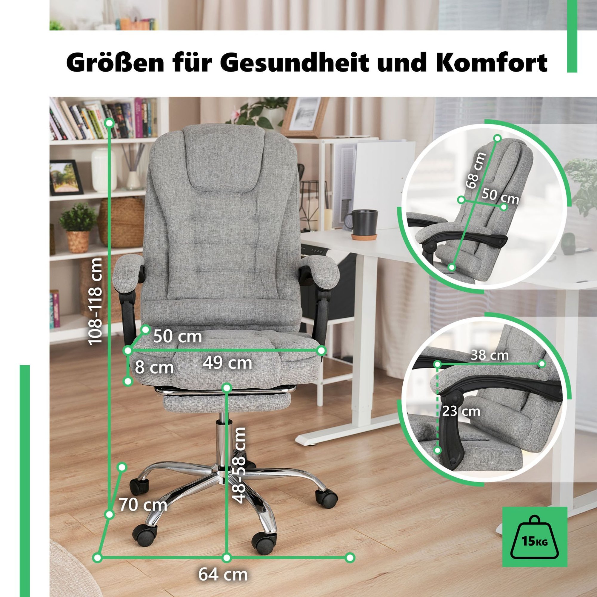 Ergonomisches Design für Ihren Komfort!
