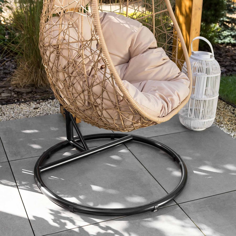 Hängesessel BACOLI Schwarz/Grau - 7