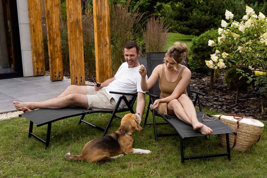 Liegestuhl Bolzano - Grau - 2