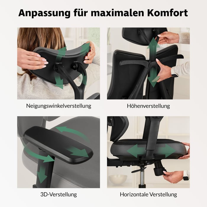 Kippmechanismus und Gasdruckfeder