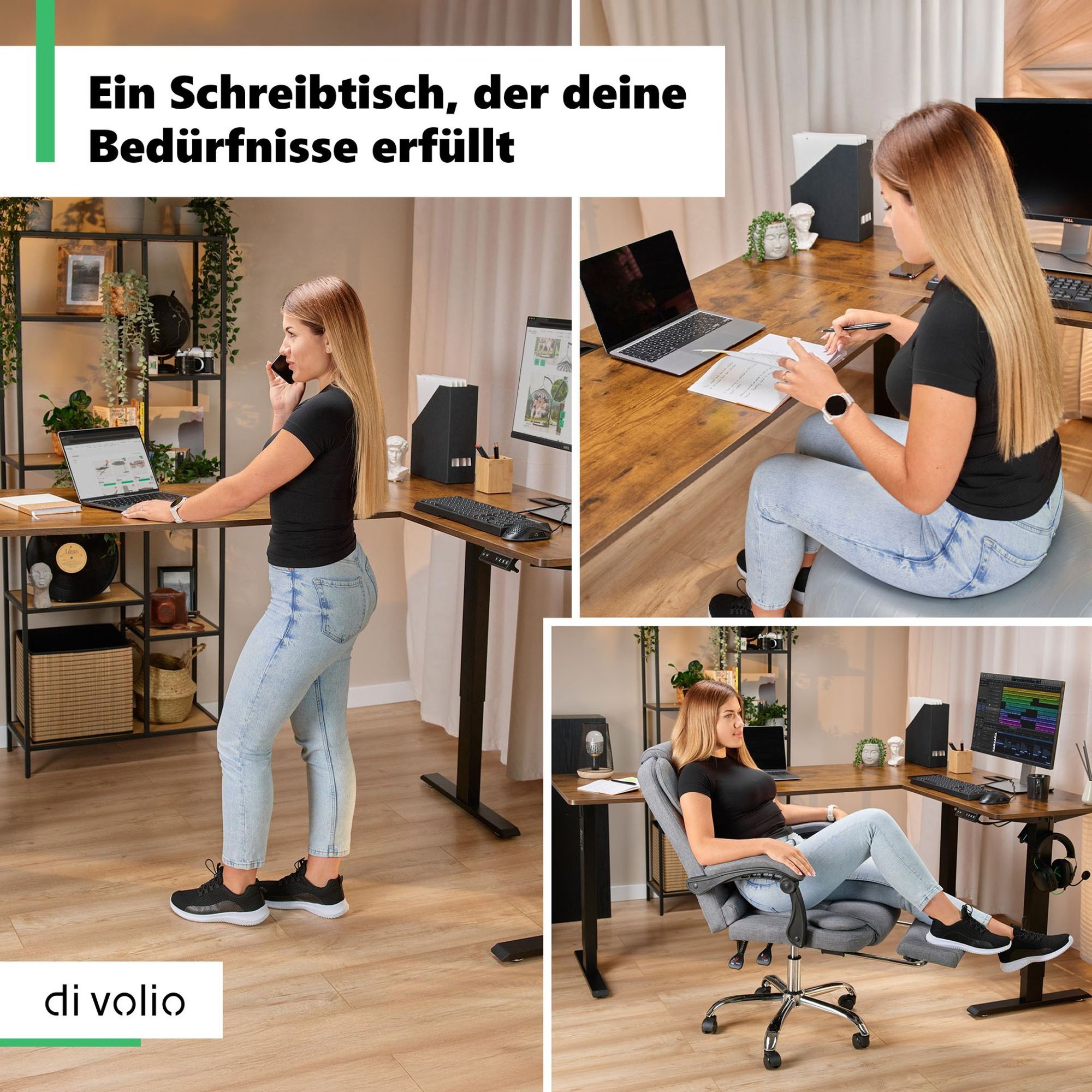 Ein Schreibtisch, viele Einsatzmöglichkeiten