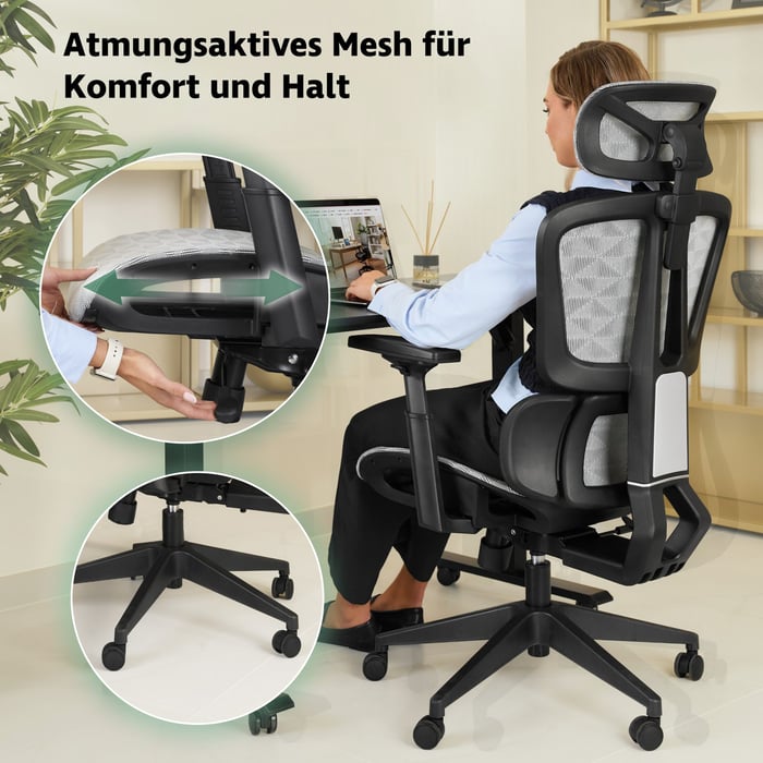 Robustes Gestell und reibungslose Bewegung 