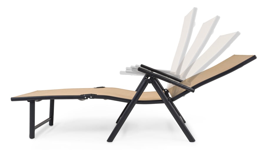 Liegestuhl Bolzano - Grau - 2