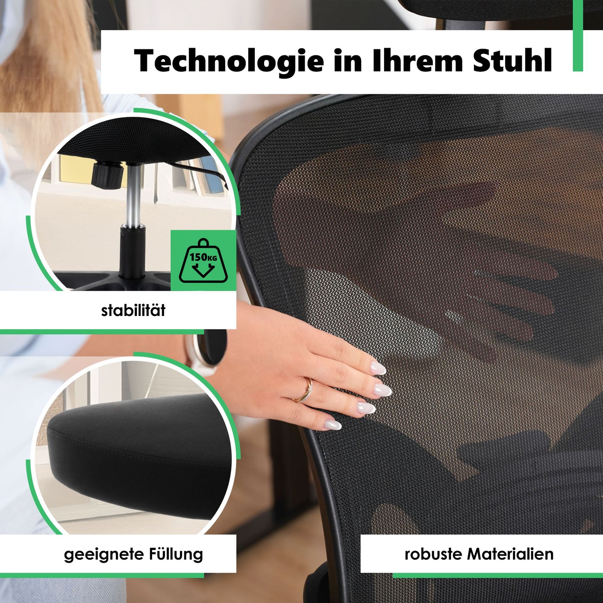 Robuste und langlebige Materialien