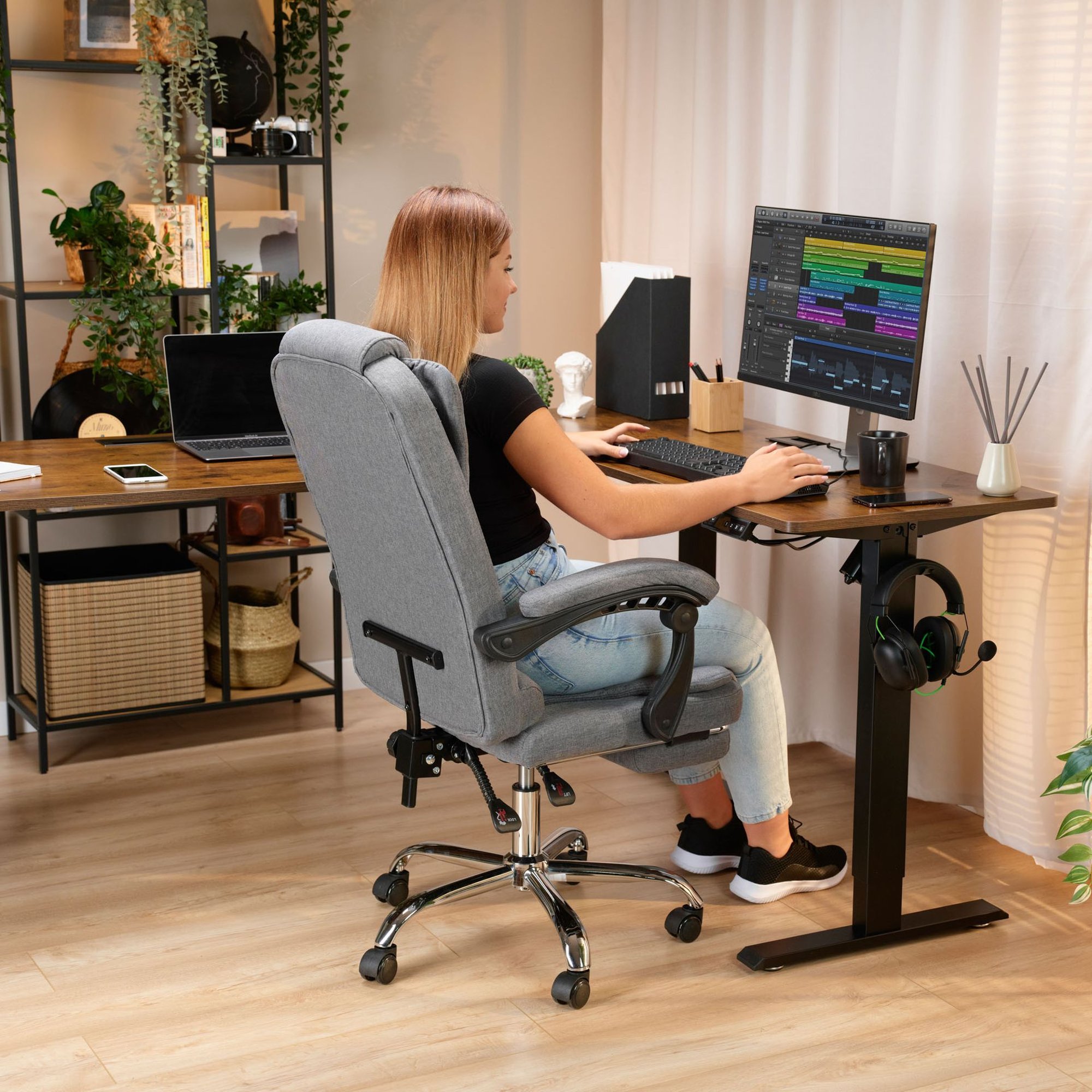 Gut durchdachter Arbeitsbereich 