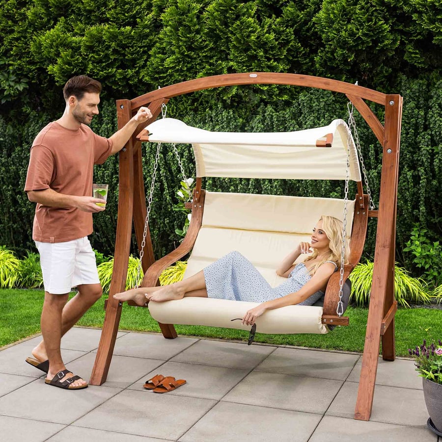 Huśtawka PERGIA DV-105SW - Krem - 1