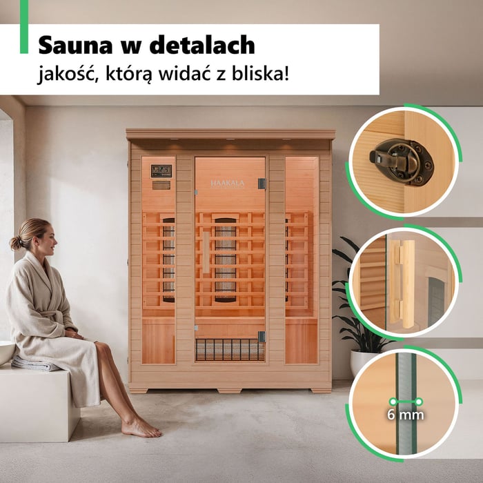Sauna Loimaa III została zaprojektowana z myślą o użytkownikach
