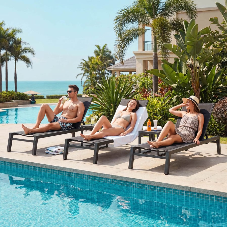 Leżak ogrodowy ERICE DV-187ASL - 6