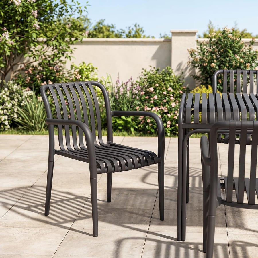 Zestaw 4 krzeseł ogrodowych CAR - 5