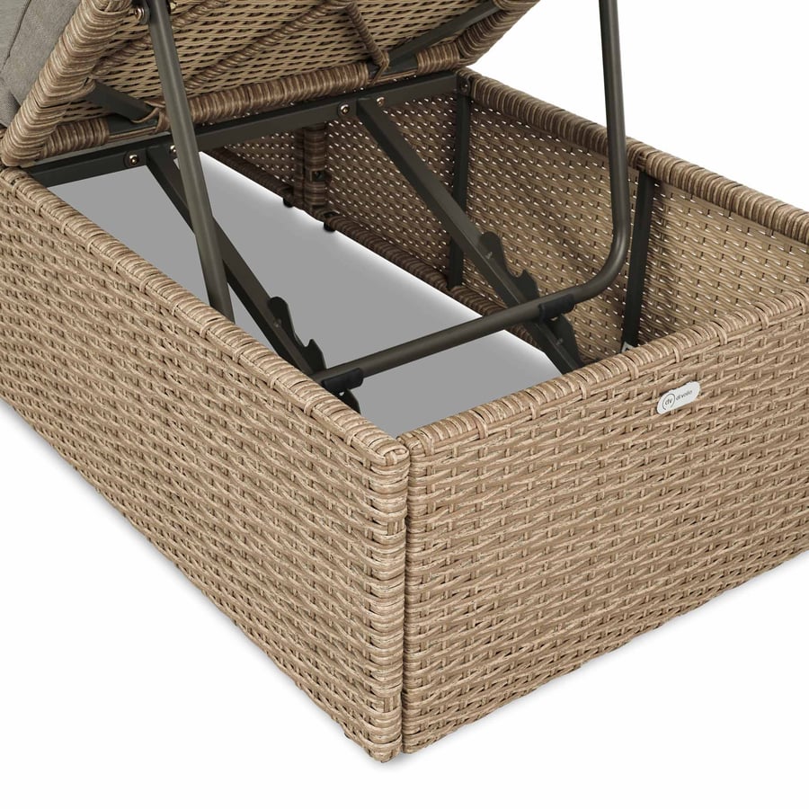 Leżanka ogrodowa leżak Asco - 10