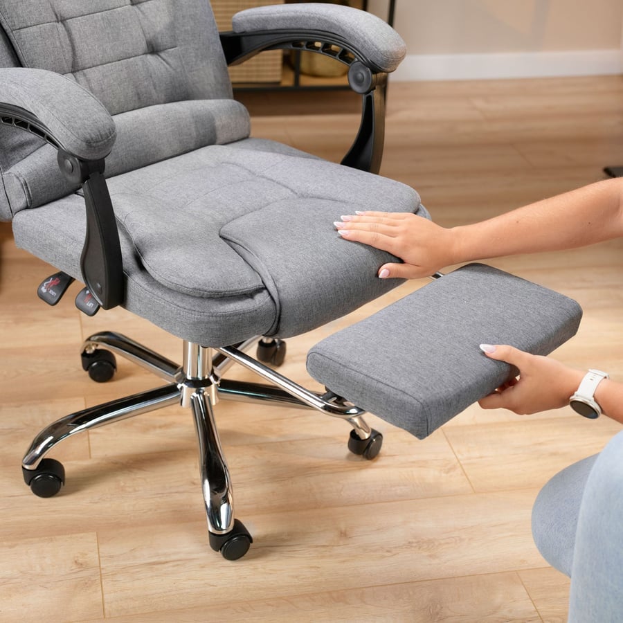 Fotel biurowy Baldo - Ciemnosza - 7