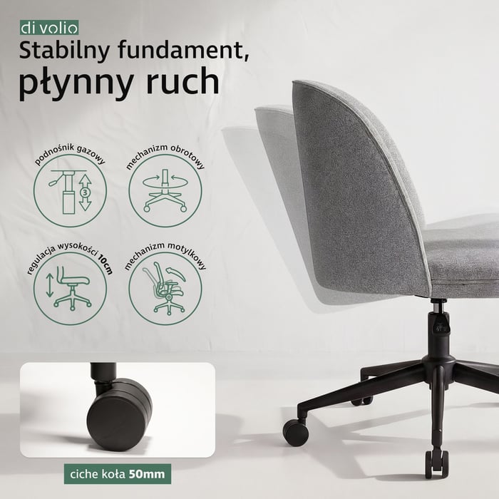 Solidna podstawa Fano szary to gwarancja stabilności.