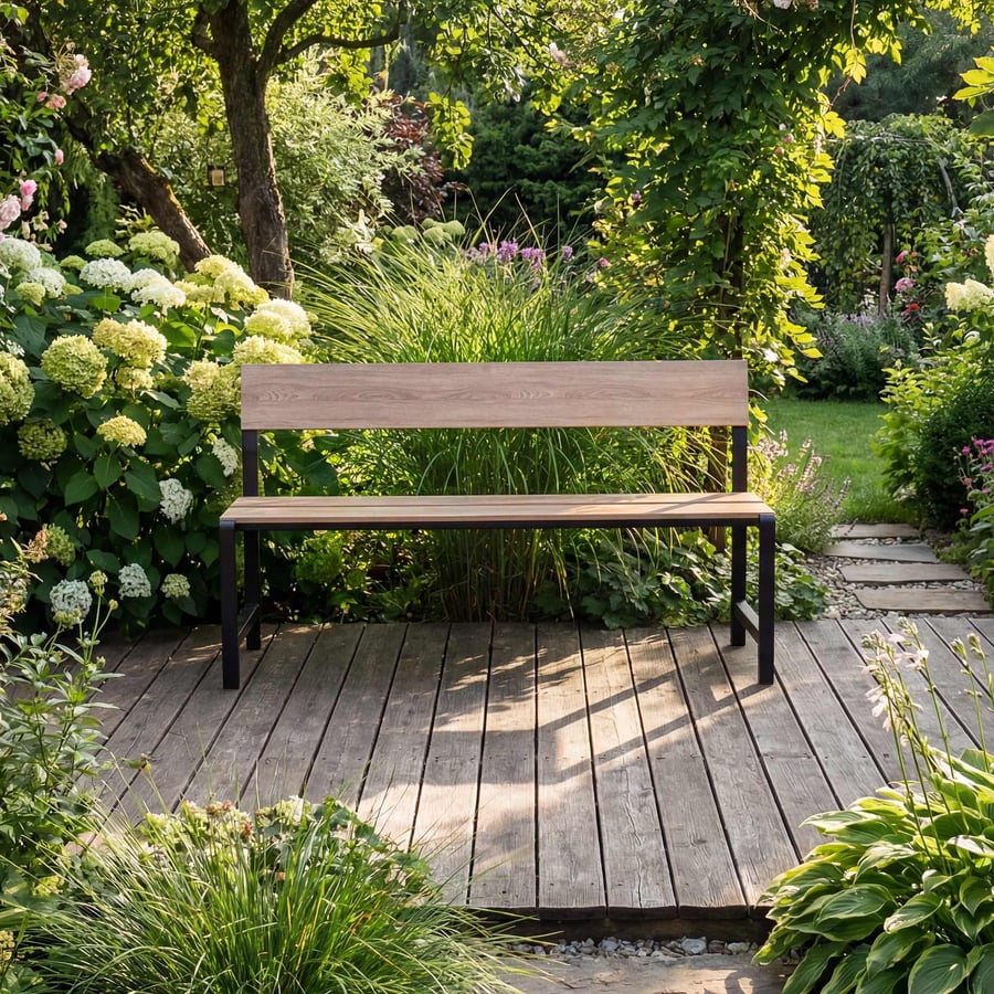 Ławka ogrodowa 130 cm ITRI DV-1 - 6