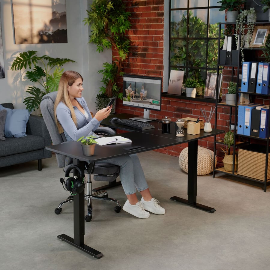 Biurko narożne regulowane lewos - 1