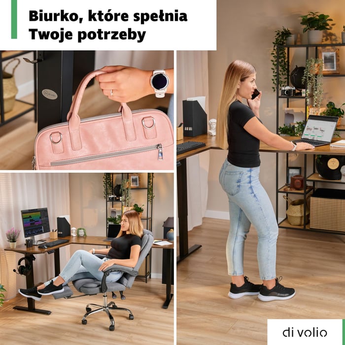 Model Trani to wszechstronne biurko, które łatwo dopasuje się do Twojego stylu pracy i przestrzeni.