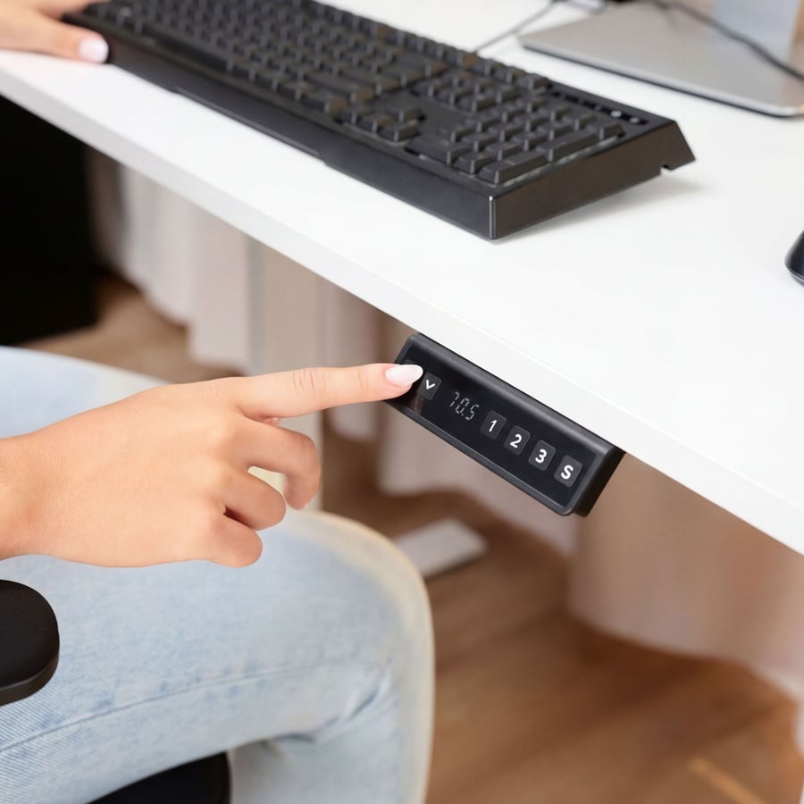 Biurko narożne regulowane  160x - 4