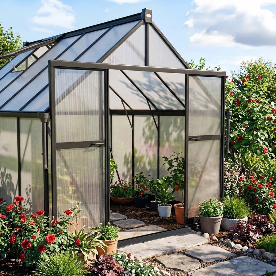 Szklarnia ogrodowa 310x244x230c - 7