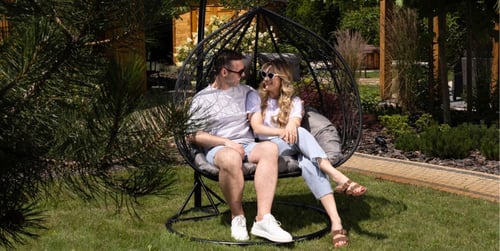 Huśtawka w typie kokonu - do ogrodu i nie tylko!