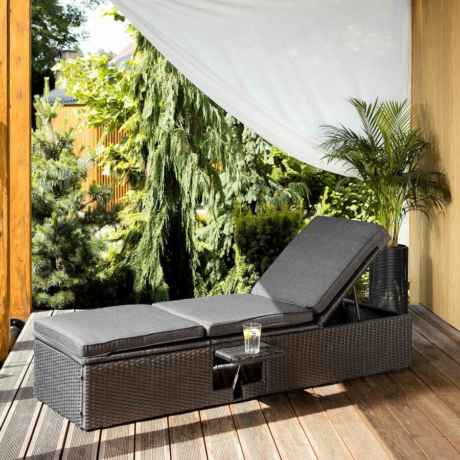 Leżanka ogrodowa leżak Asco - 5