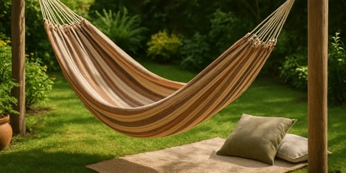 Hamak z drążkiem czy bez – który będzie lepszy do ogrodu