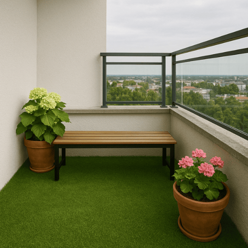 balkon sztuczna trawa