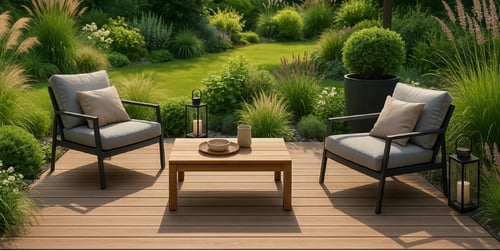 Aranżacje wokół tarasu – sprawdź sposoby na aranżacje ogrodu przy tarasie