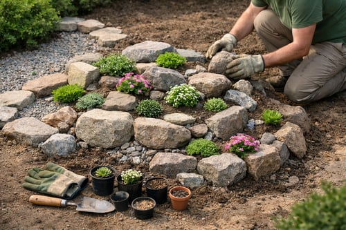 Ogród skalny – jak założyć skalniak krok po kroku