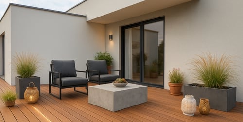 Nowoczesny taras – inspiracje na funkcjonalną przestrzeń