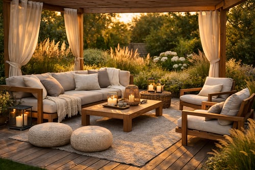 Aranżacja strefy wypoczynku w ogrodzie – jak stworzyć wygodne i stylowe miejsce relaksu?