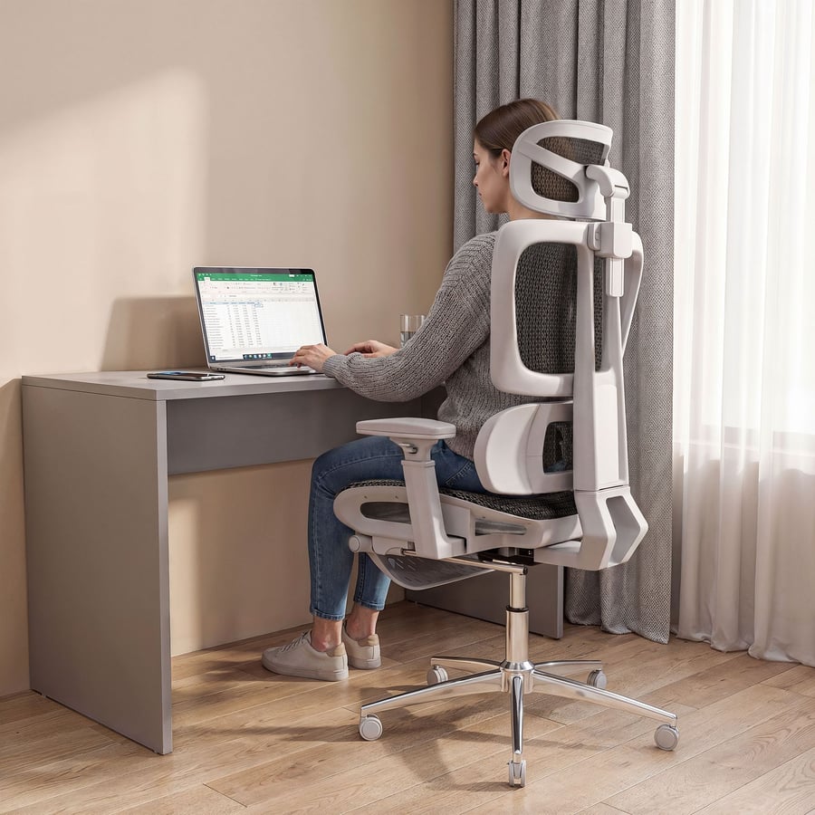 Fotel ergonomiczny Romalo - Szary