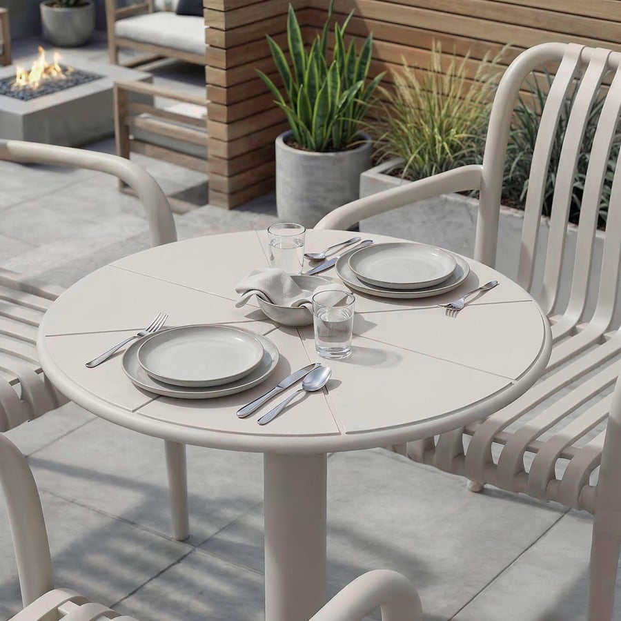 Stół ogrodowy okrągły 60cm DEGO - 3
