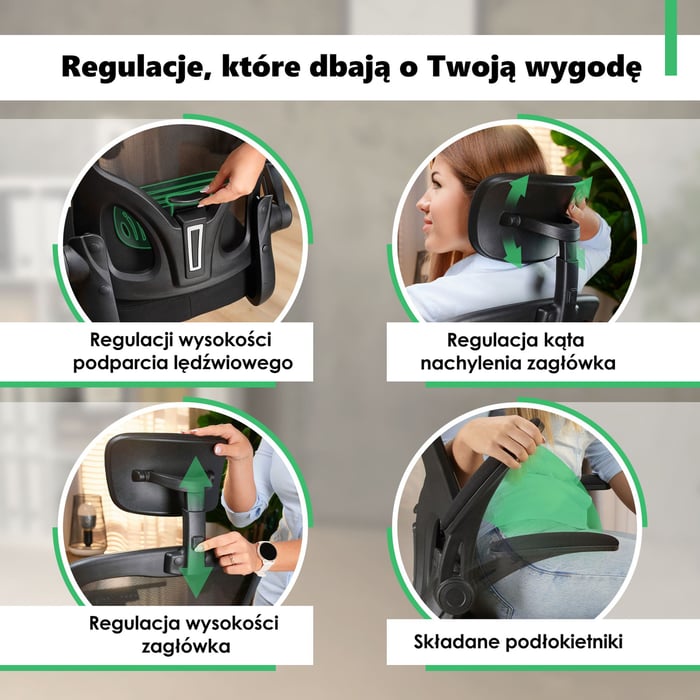 Zdrowie i komfort Twojego kręgosłupa to priorytet w konstrukcji fotela biurowego Praso