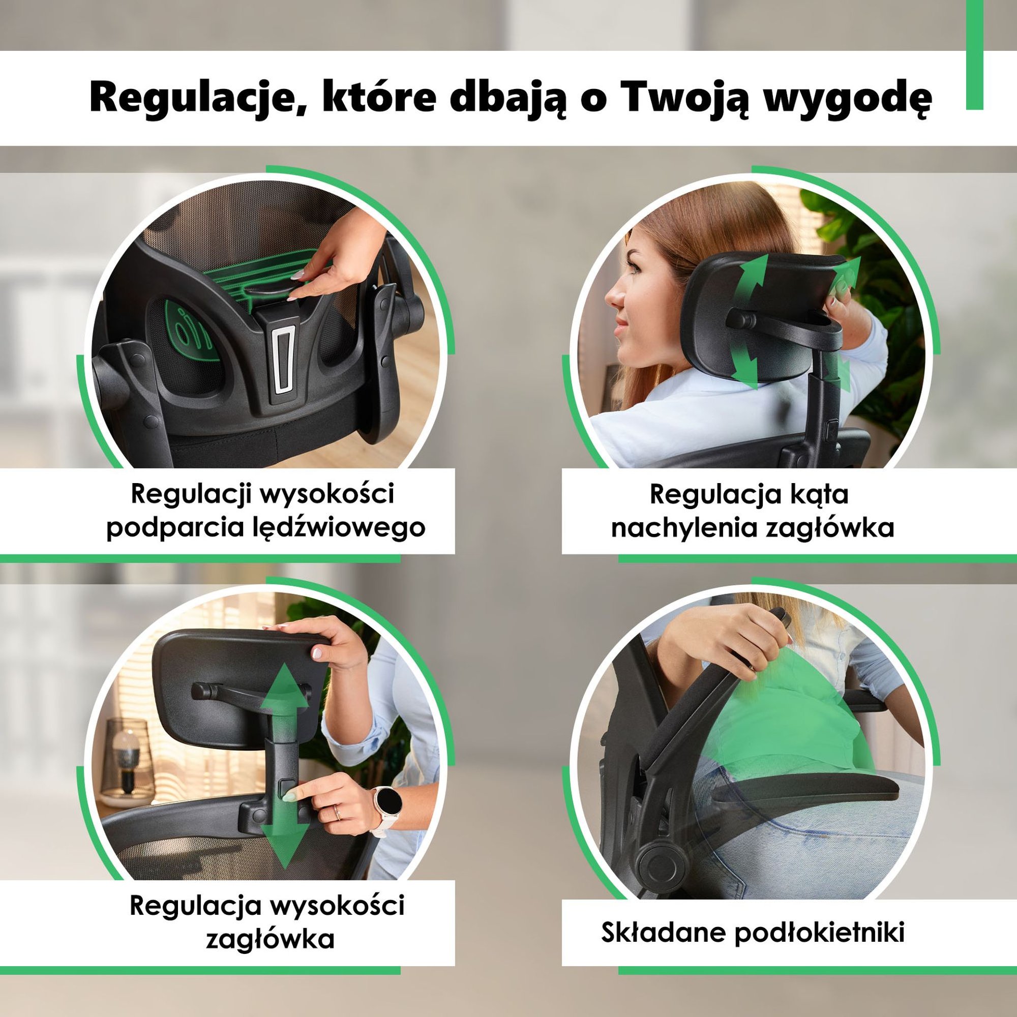 Zdrowie i komfort Twojego kręgosłupa to priorytet w konstrukcji fotela biurowego Praso