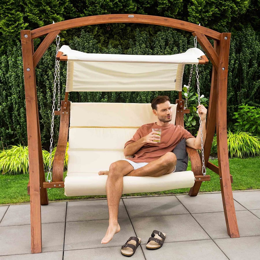 Huśtawka PERGIA DV-105SW - Krem - 8