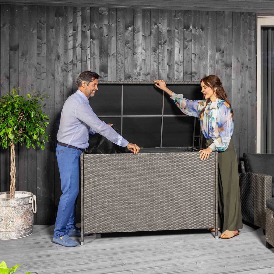 Skrzynia ogrodowa rattanowa 146 - 3