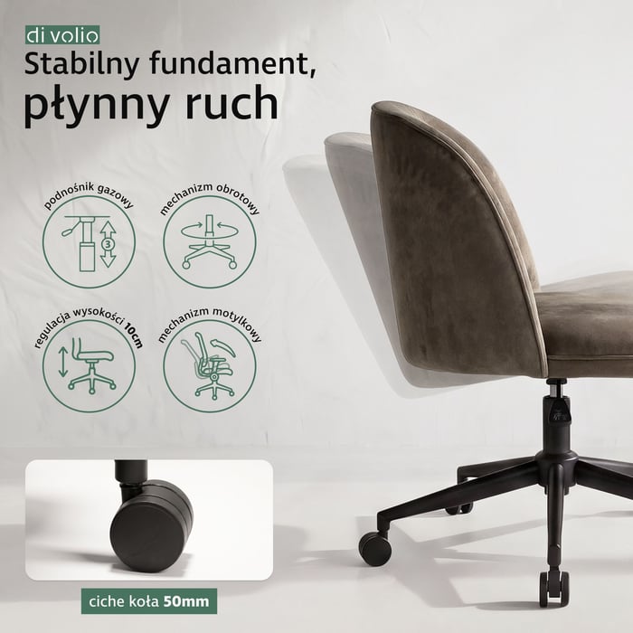 Solidna podstawa Fano brązowy to gwarancja stabilności